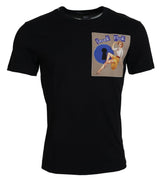 Dolce & Gabbana Black Sneak Peek Cotton Short Sleeve T-shirt -   -  Dolce & Gabbana.